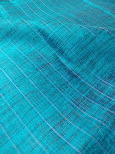 Gorgeous sky blue handloom tussar silk saree I ethnic sari I Chanchal bringing art to life